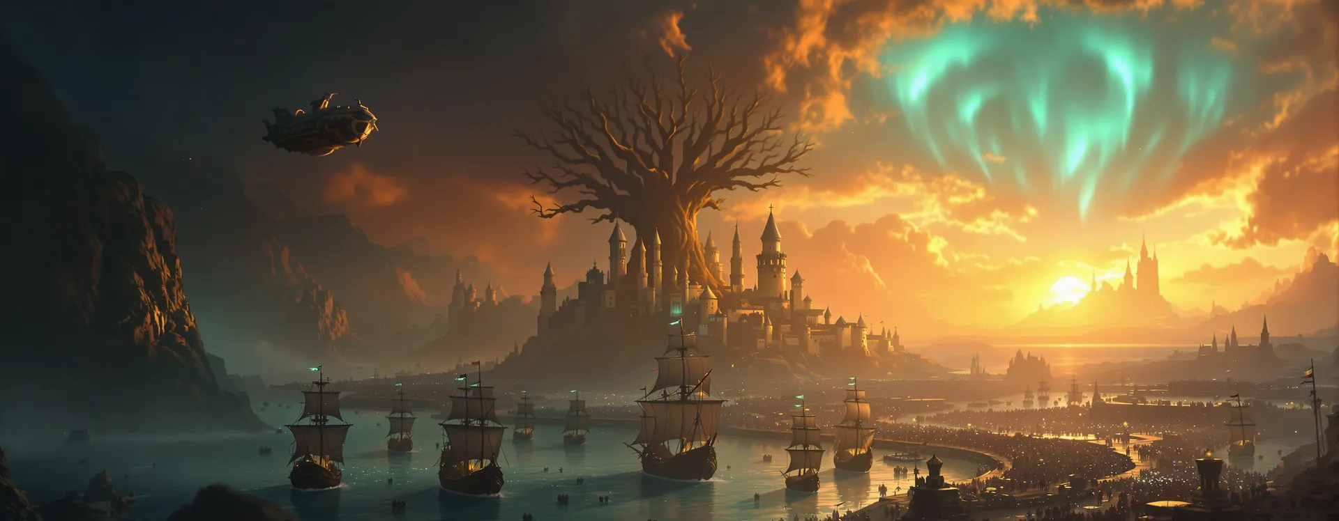 Гавань Еренору на світанку — світ NG ArcheAge